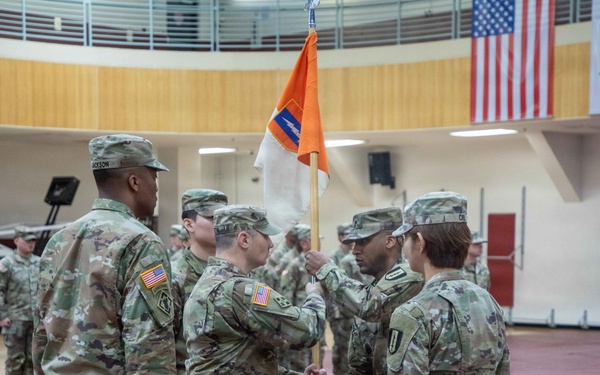 HHC, 1st Signal Brigade holds Change of Responsibility Ceremony.
