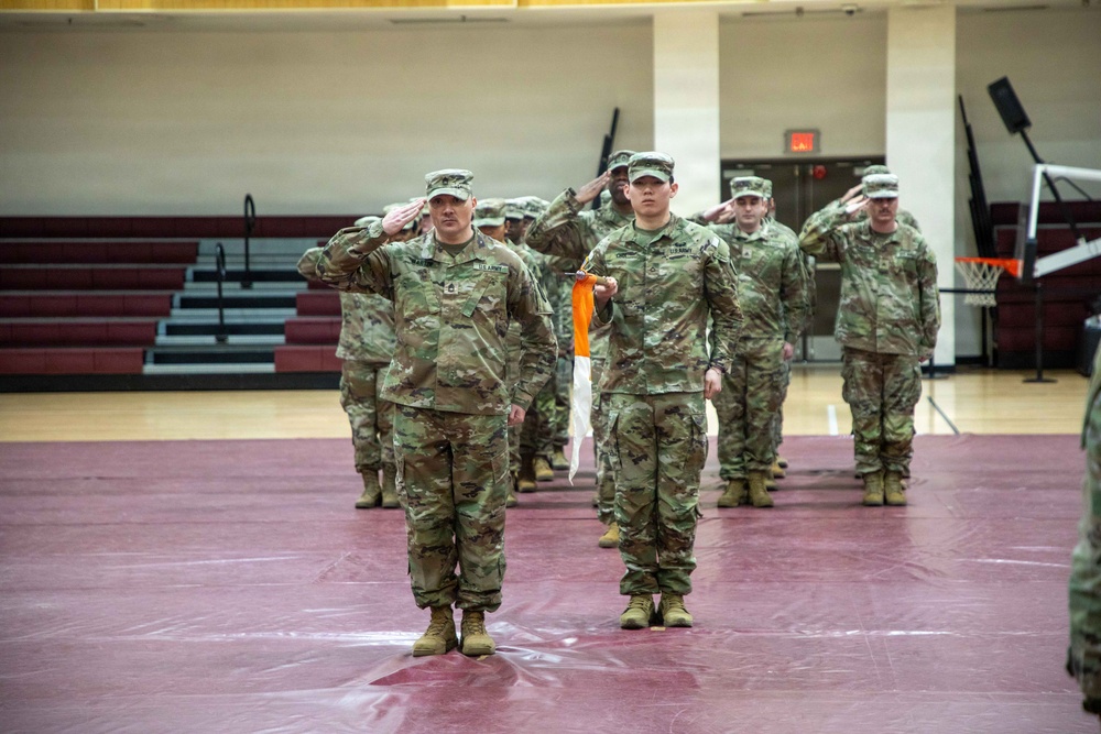 HHC, 1st Signal Brigade holds Change of Responsibility Ceremony.
