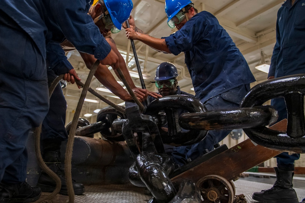 Boxer Conducts Sea and Anchor