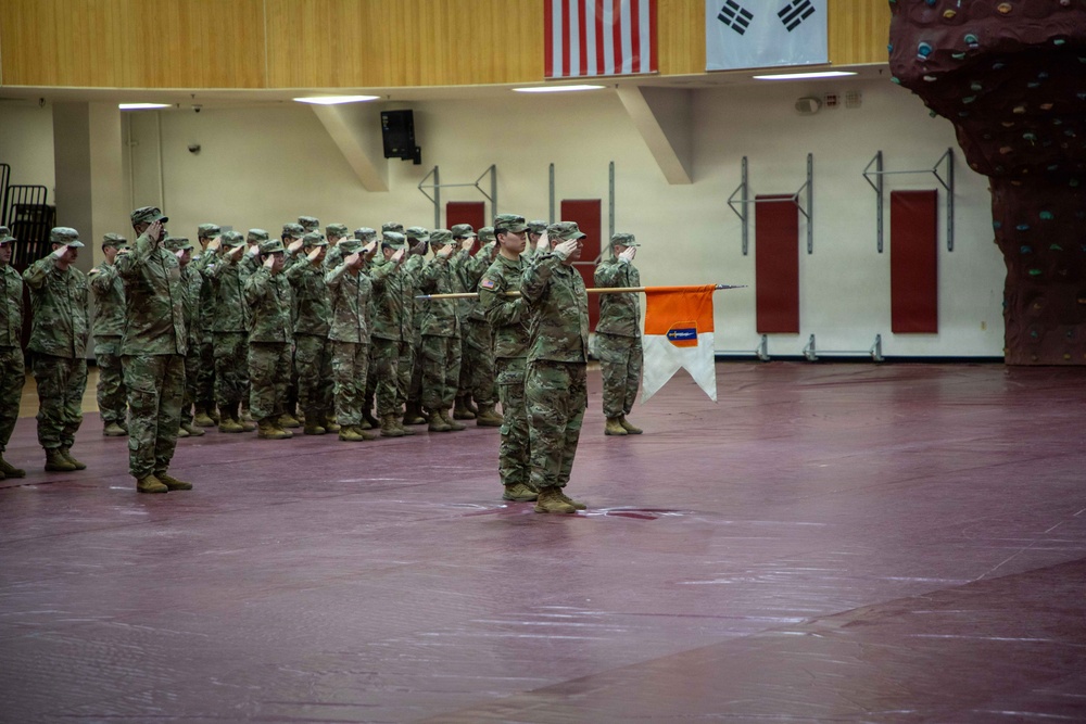 HHC, 1st Signal Brigade holds Change of Responsibility Ceremony.
