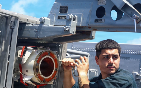 Boxer Conducts Missile Loading