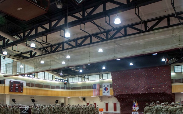 HHC, 1st Signal Brigade holds Change of Responsibility Ceremony.
