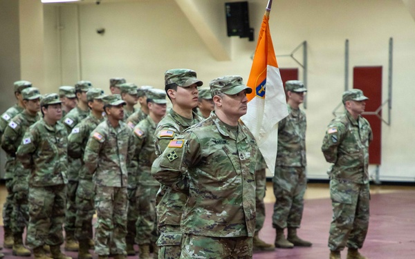 HHC, 1st Signal Brigade holds Change of Responsibility Ceremony.