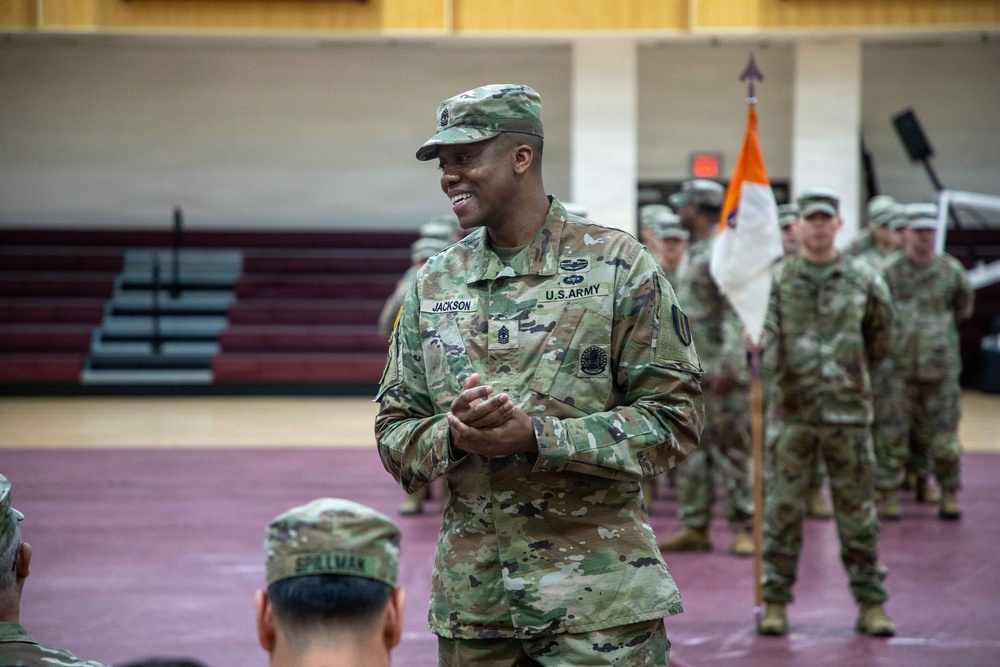 HHC, 1st Signal Brigade holds Change of Responsibility Ceremony.