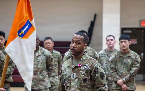 HHC, 1st Signal Brigade holds Change of Responsibility Ceremony.