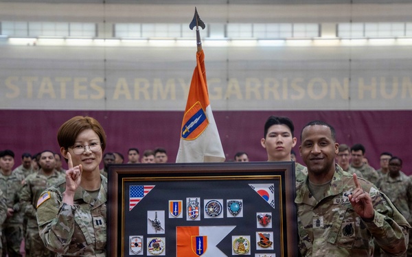 HHC, 1st Signal Brigade holds Change of Responsibility Ceremony.