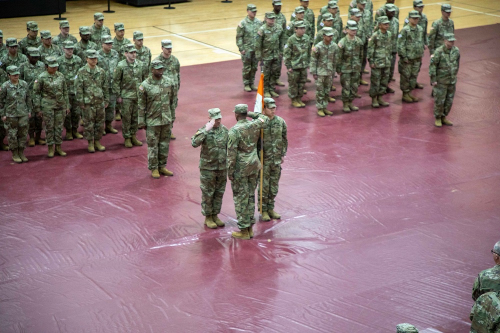 HHC, 1st Signal Brigade holds Change of Responsibility Ceremony.