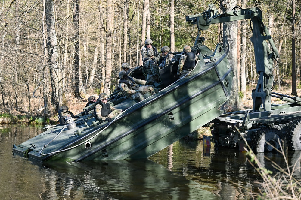 809th MRBC sling load and rafting operation