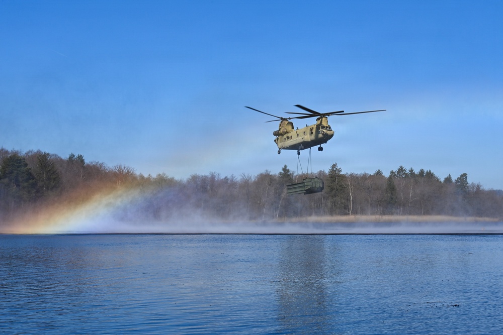809th MRBC sling load and rafting operation