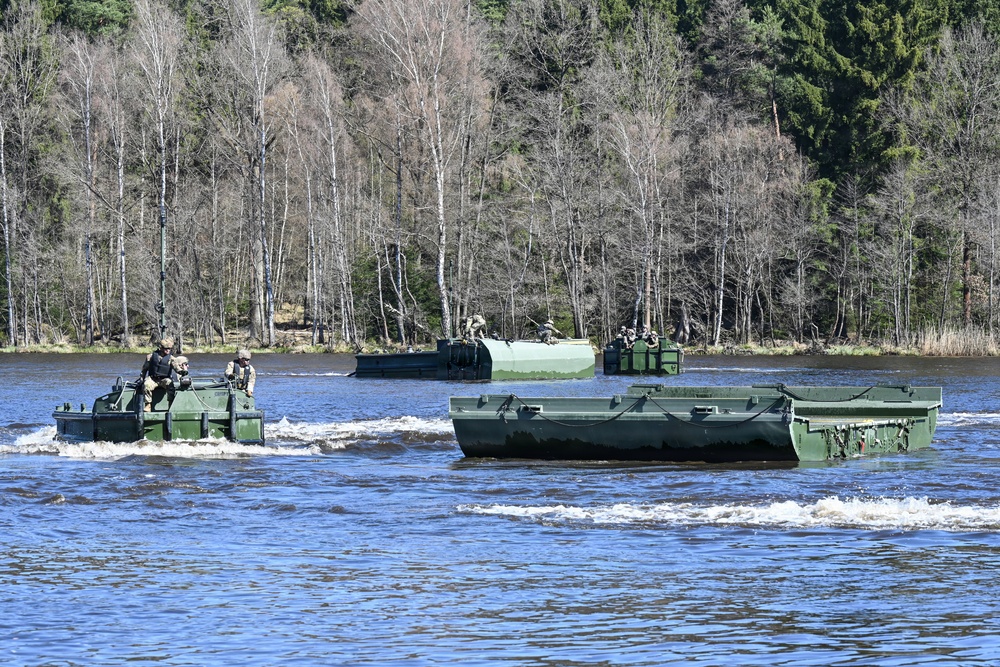 809th MRBC sling load and rafting operation