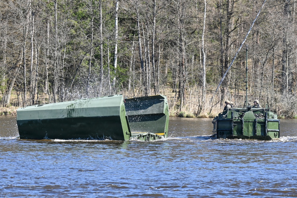 809th MRBC sling load and rafting operation