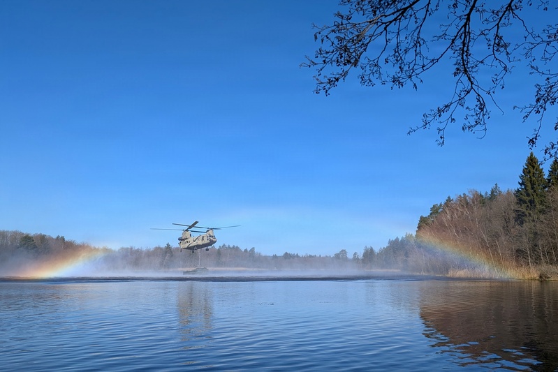 809th MRBC sling load and rafting operation