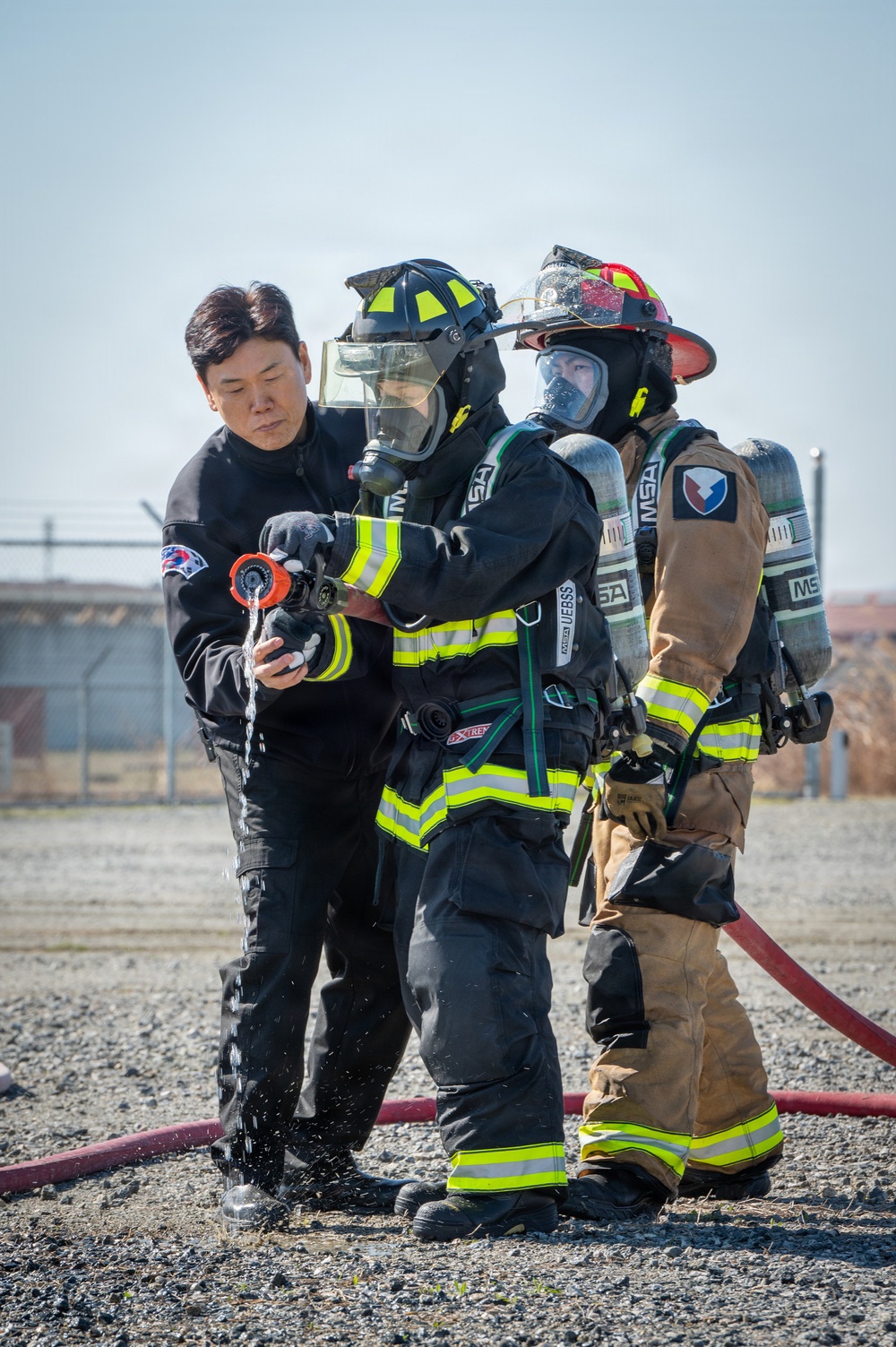 U.S. Army Garrison Humphreys Conducts Joint Aircraft Fire Training