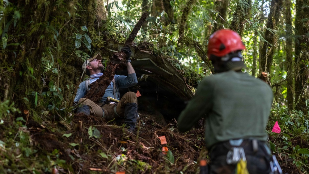 DPAA Mission 25-4 conducts sight survey in Papua New Guinea
