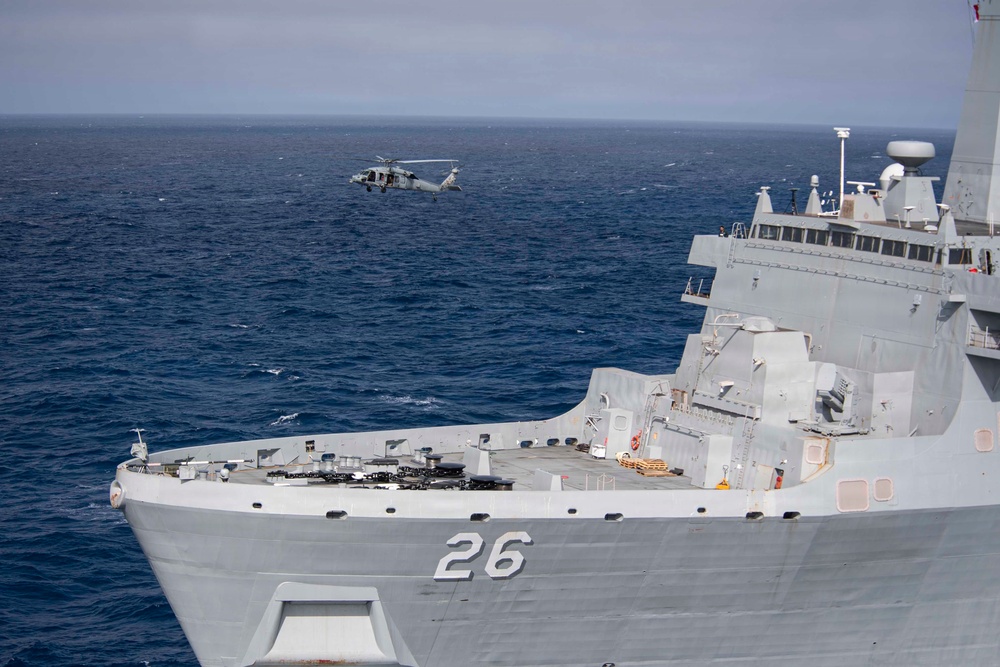 USS John P. Murtha Steams Through the Pacific to Support NASA’s Artemis II Mission