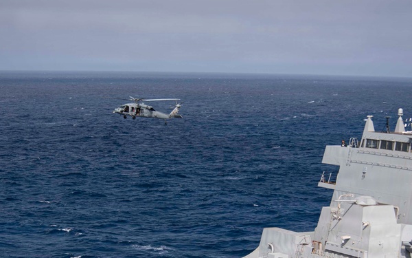 USS John P. Murtha Steams Through the Pacific to Support NASA’s Artemis II Mission