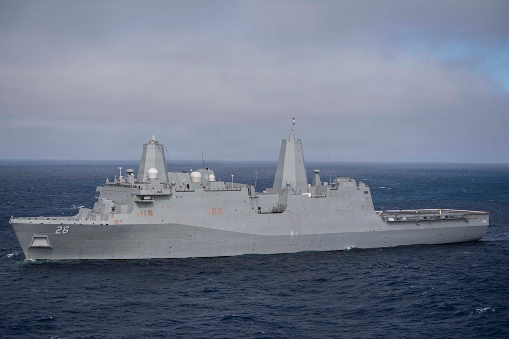 USS John P. Murtha Steams Through the Pacific to Support NASA’s Artemis II Mission