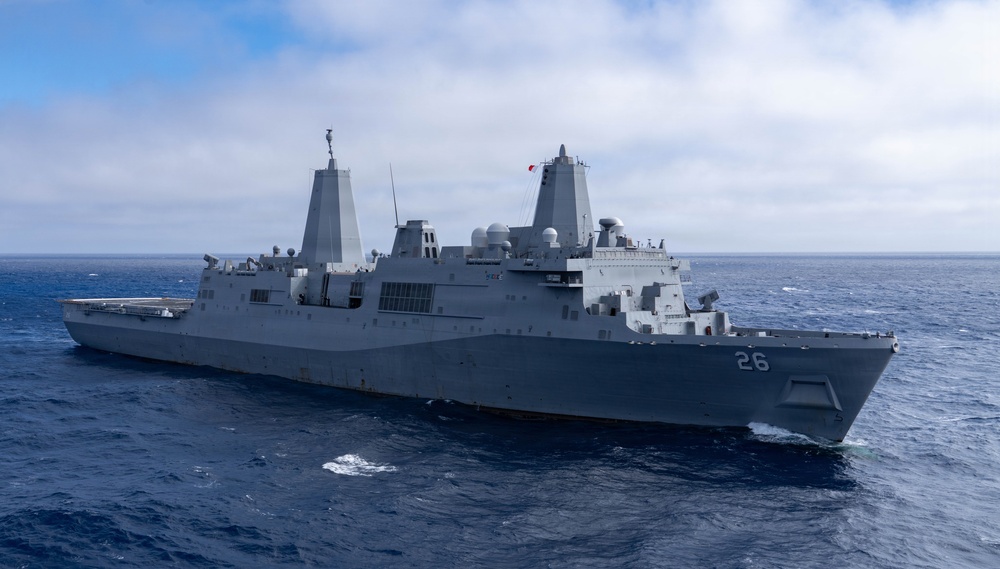 USS John P. Murtha Steams Through the Pacific to Support NASA’s Artemis II Mission