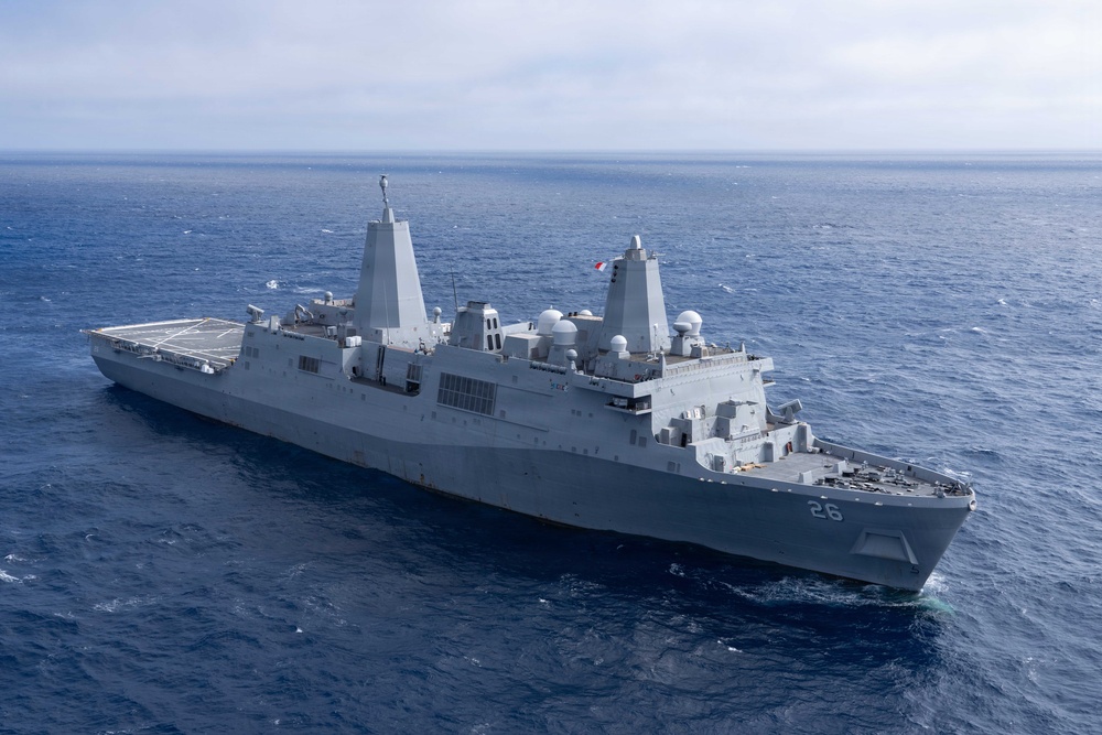 USS John P. Murtha Steams Through the Pacific to Support NASA’s Artemis II Mission