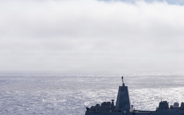 USS John P. Murtha Steams Through the Pacific to Support NASA’s Artemis II Mission