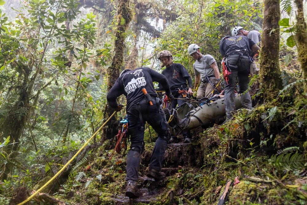 DPAA Mission 25-4 rehearses medical evacuation in Papua New Guinea