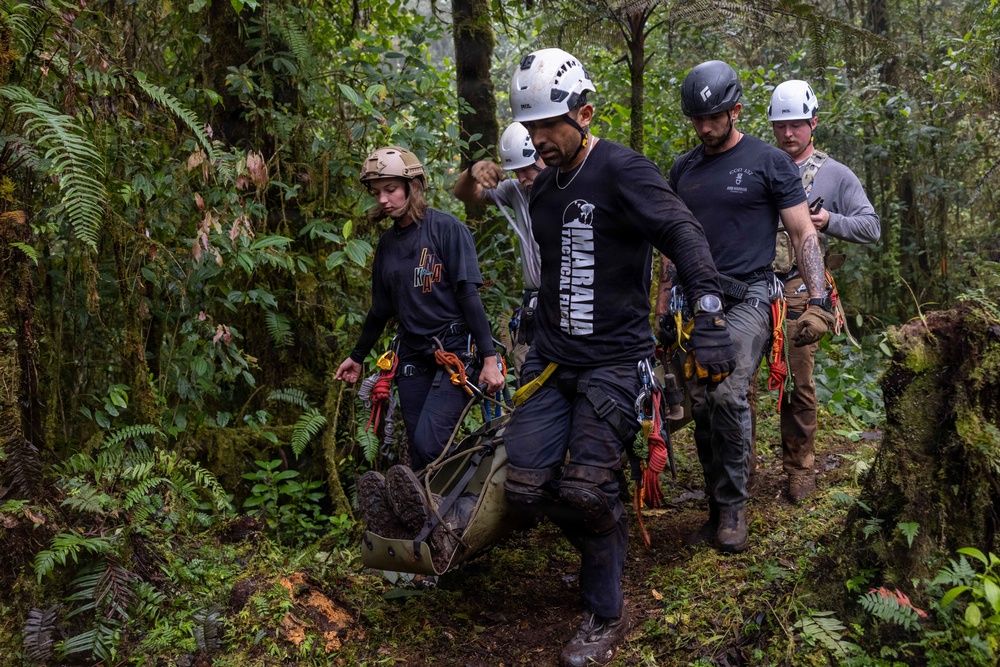 DPAA Mission 25-4 rehearses medical evacuation in Papua New Guinea