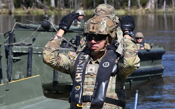 809th MRBC sling load and rafting operation