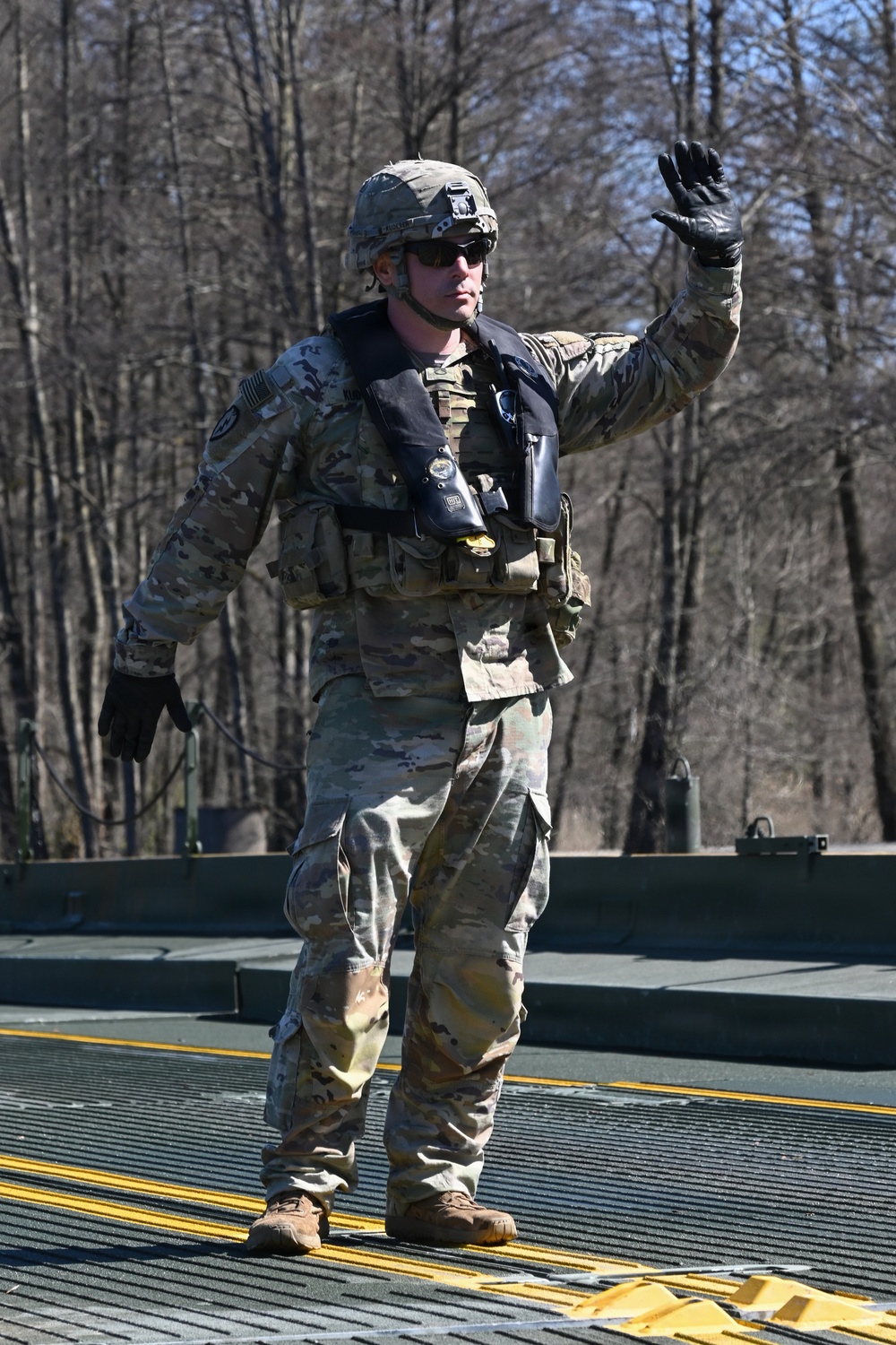 809th MRBC sling load and rafting operation
