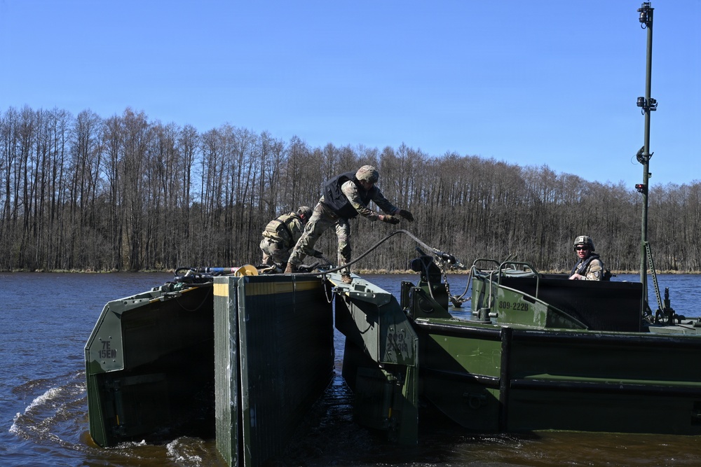 809th MRBC sling load and rafting operation