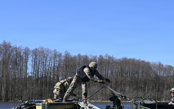 809th MRBC sling load and rafting operation