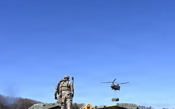 809th MRBC sling load and rafting operation