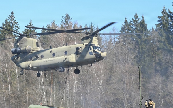 809th MRBC sling load and rafting operation