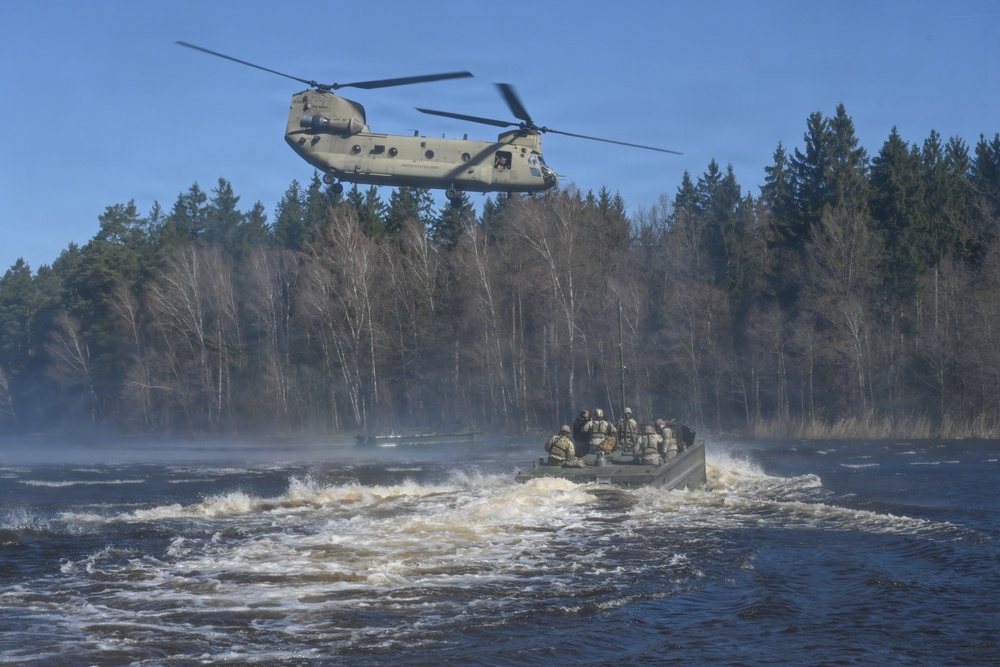 809th MRBC sling load and rafting operation