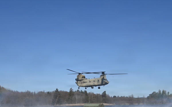 809th MRBC sling load and rafting operation