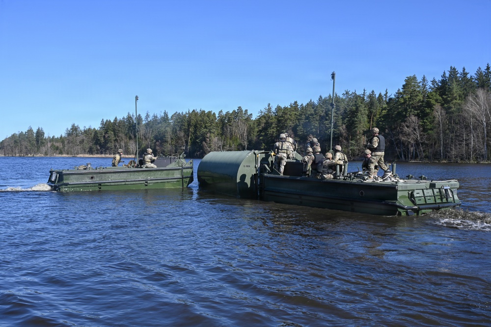 809th MRBC sling load and rafting operation