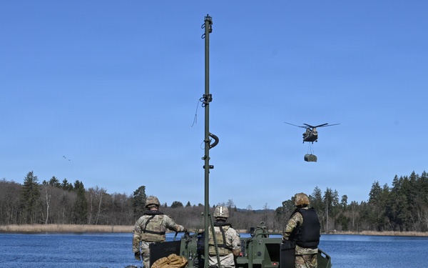 809th MRBC sling load and rafting operation