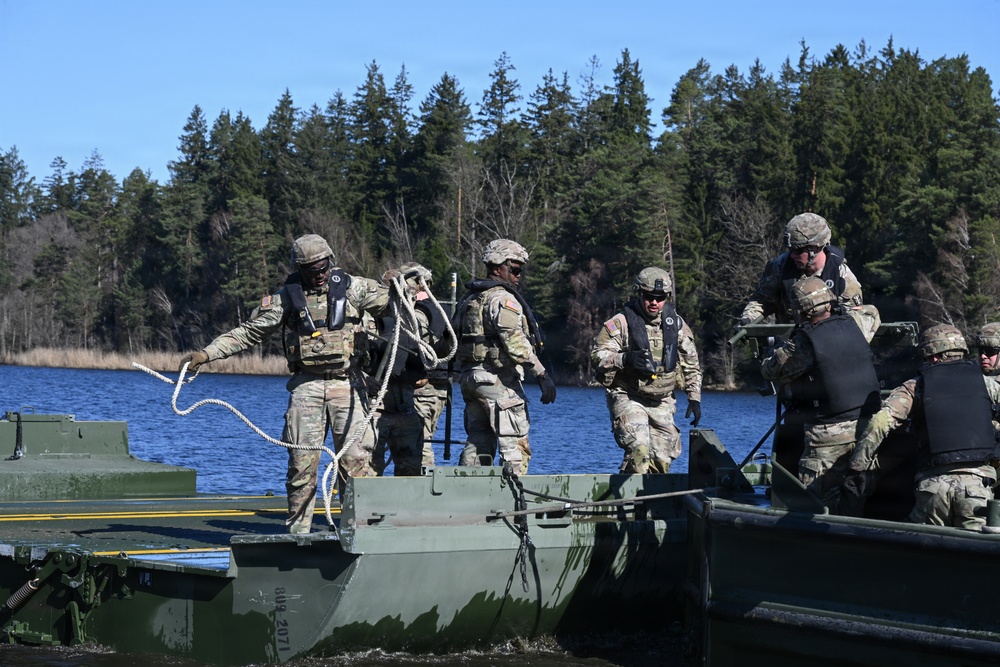 809th MRBC sling load and rafting operation