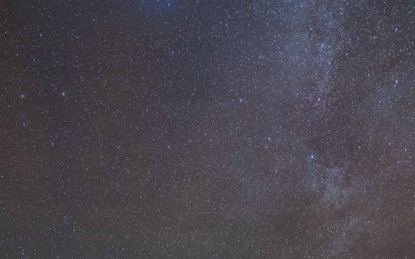 The starry night sky in Papua New Guinea