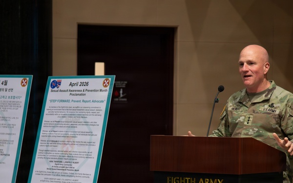 Eighth Army SHARP Proclamation Signing