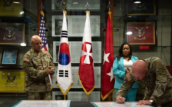 Eighth Army SHARP Proclamation Signing