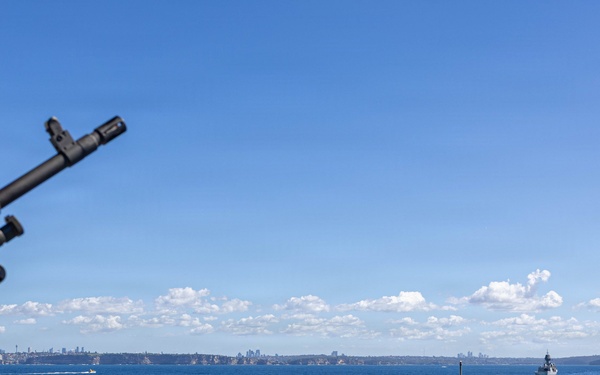 USS Fitzgerald pulls into Sydney following Exercise Kakadu 2026