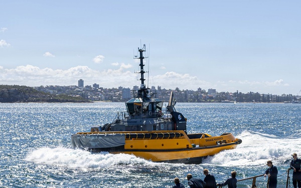 USS Fitzgerald pulls into Sydney following Exercise Kakadu 2026