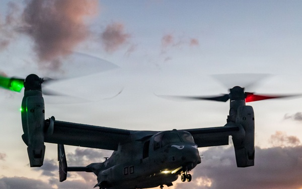 11th MEU Marines, Sailors Conduct Flight Operations Aboard USS Boxer