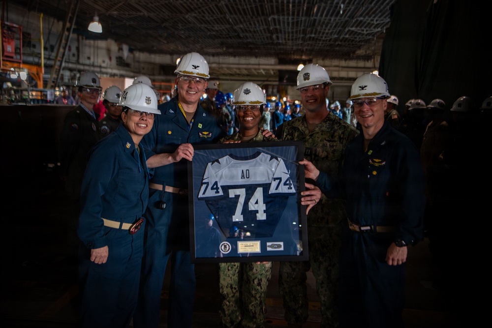 USS John C. Stennis (CVN 74) Admin Officer Ring-Off