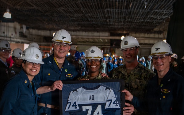 USS John C. Stennis (CVN 74) Admin Officer Ring-Off