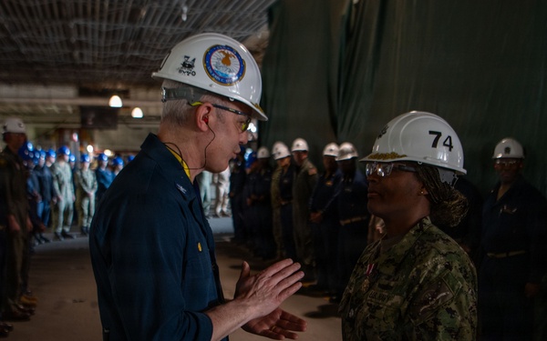 USS John C. Stennis (CVN 74) Admin Officer Ring-Off