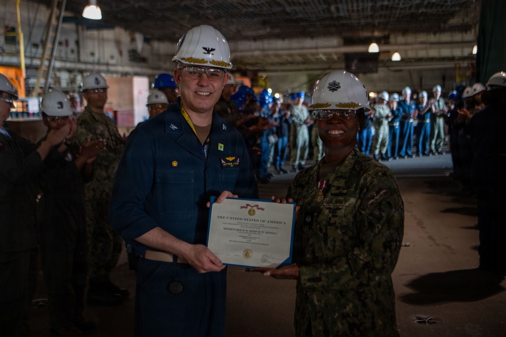 USS John C. Stennis (CVN 74) Admin Officer Ring-Off