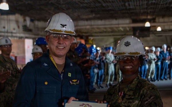USS John C. Stennis (CVN 74) Admin Officer Ring-Off
