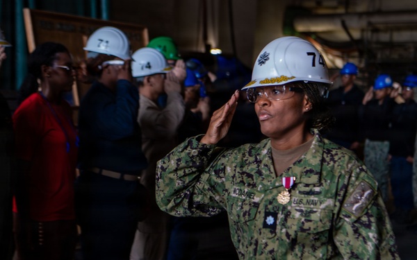 USS John C. Stennis (CVN 74) Admin Officer Ring-Off