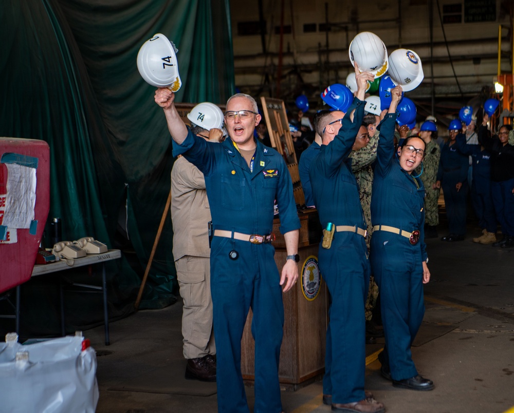 USS John C. Stennis (CVN 74) Admin Officer Ring-Off